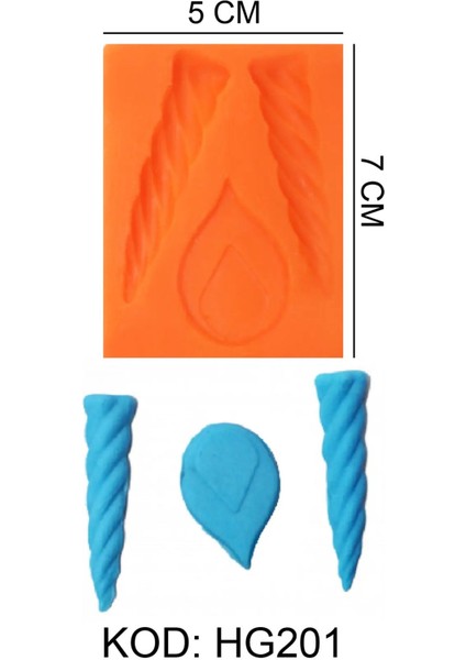 Gıda Silikon Kalıbı - 201