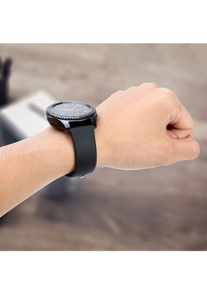 Honor Magic Watch Uyumlu Kordon Silikon Yumuşak Esnek A+ Kalite Spor Kayış, Siyah fiyatları