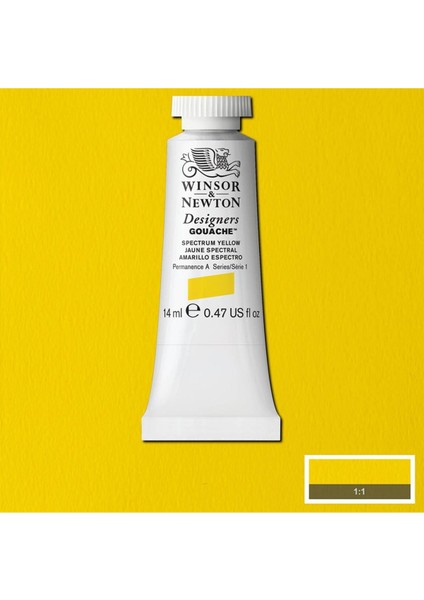Designer's Gouache 14 ml Spectrum Yellow 627 S 1