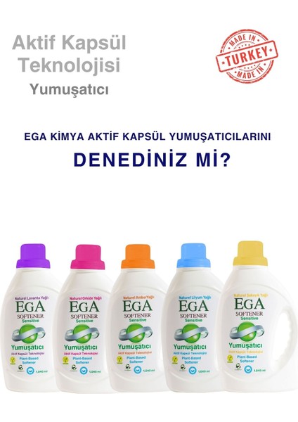 Aktif Kapsül Teknolojili Lavanta Çamaşır Yumuşatıcısı 1040 ml