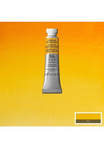 Professional Sulu Boya 5ml Cadmium Yellow Deep 111 S.4