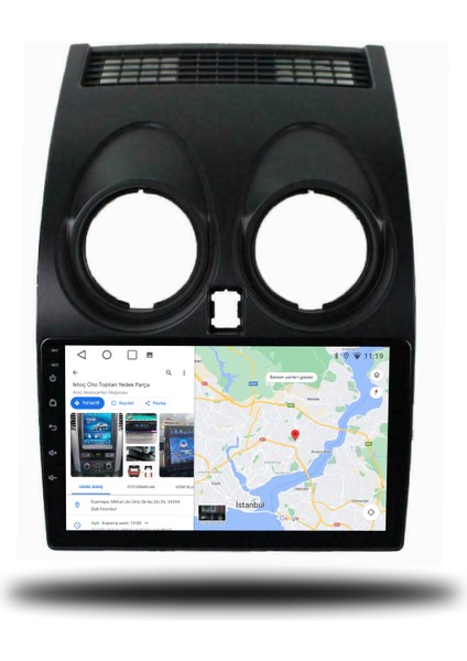 Nissan Qashqai Android Carplay Multimedya 2007-2013 4gb Ram + 32GB Hafıza + 4 Çekirdek modelleri
