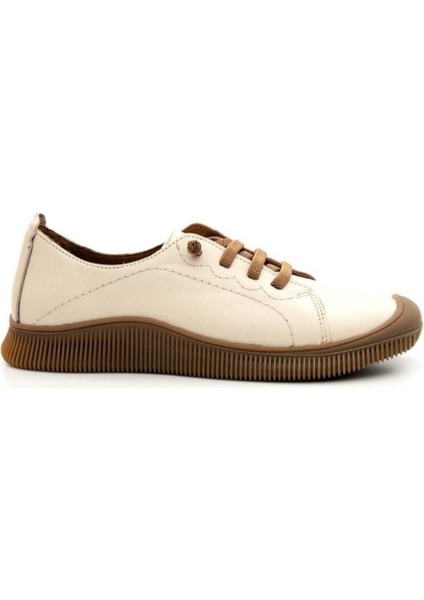 2413504Y Kadın Hakikki Deri Lastikli Comfort Atom Ayakkabı