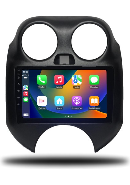 Nissan Micra Android Carplay Multimedya 2011-2013 4gb Ram + 32GB Hafıza + 4 Çekirdek fiyatları