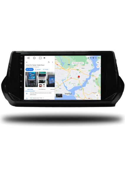 Peugeot 2008 Android Carplay Multimedya 2020-2022 4gb Ram + 32GB Hafıza + 4 Çekirdek modelleri