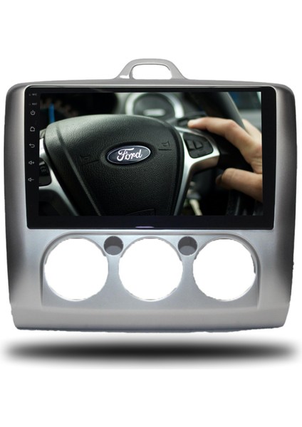 Ford Focus 2 Android Carplay Multimedya 2007-2011 Manuel Klima 4gb Ram + 32GB Hafıza + 4 Çekirdek