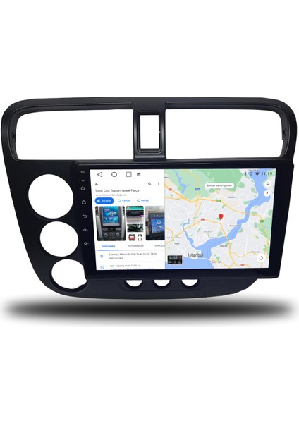 Honda Civic V-Tec Android Carplay Multimedya 2001-2006 4gb Ram + 32GB Hafıza + 4 Çekirdek modelleri