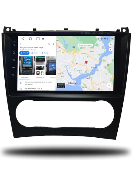 Mercedes C Class W203 W209 Android Carplay Multimedya 1999-2007 4gb Ram + 32GB Hafıza + 4 Çekirdek