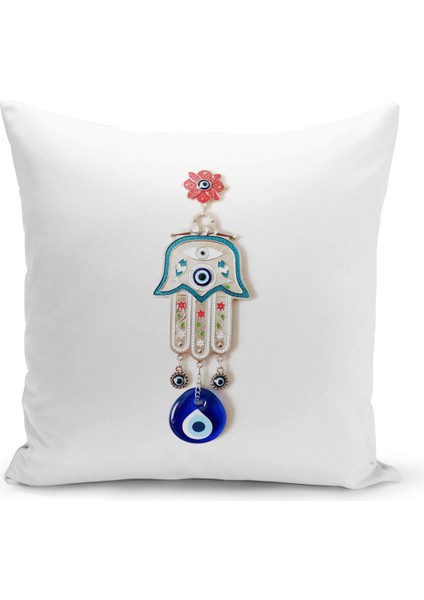 Nazar Serisi Çift Tarafı Dijital Baskılı 4'lü Kırlent Kılıfı Seti (Evil Eye Cushion Cover) modelleri