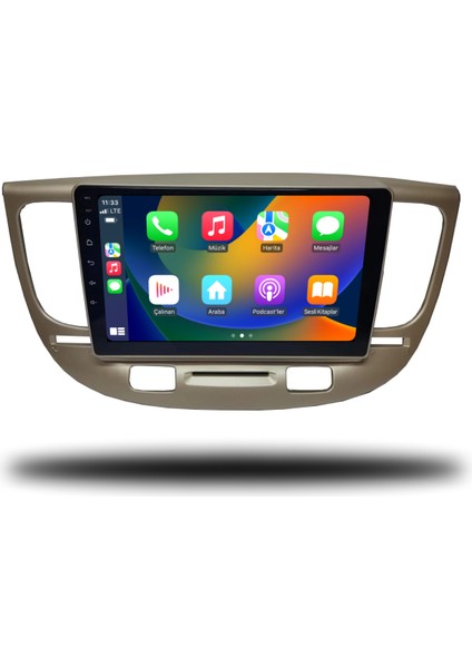 Kia Rio Android Carplay Multimedya 2004-2007 4gb Ram + 32GB Hafıza + 4 Çekirdek fiyatları