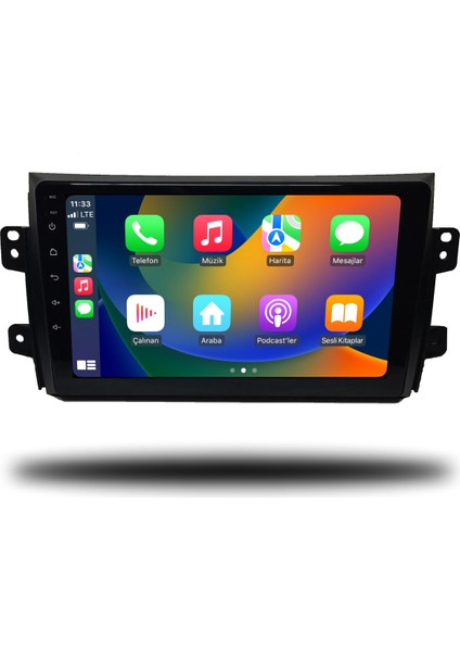 Suzuki Sx4 Android Carplay Multimedya 2006-2013 4gb Ram + 32GB Hafıza + 4 Çekirdek fiyatları