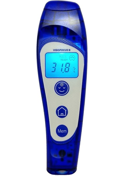 Mavi Visiofocus Pro 06480 Temassız Ateş Ölçer Uzaktan Dijital Pilli