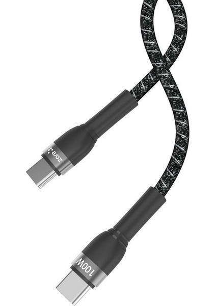 Zore Shira Serisi Type-C To Type-C Pd Kablo 50CM 100W