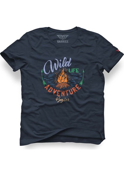 Wild Life Adventure Tasarım T-Shirt