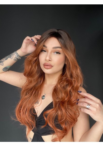 Tepesi Cilt Görünümlü Medikal Peruk - Saç Benzeri Dokuda modelleri