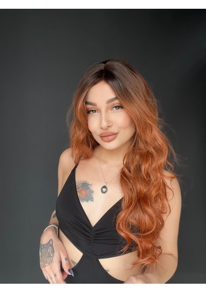 Tepesi Cilt Görünümlü Medikal Peruk - Saç Benzeri Dokuda fırsatları