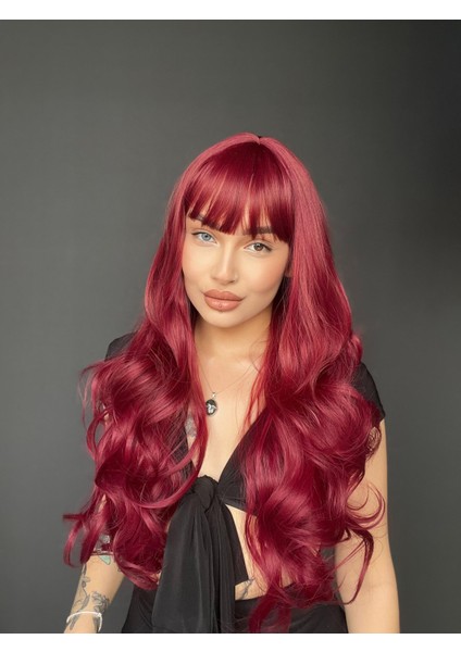 Kızıl Perçemli Medikal Peruk