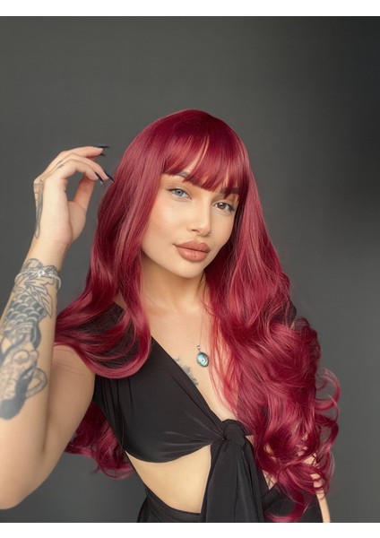 Kızıl Perçemli Medikal Peruk modelleri