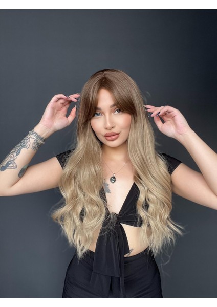 Medikal Doğal Görünümlü Saç Modeli Peruk 6096 modelleri