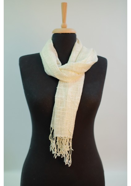 Bej Keten Şal modelleri