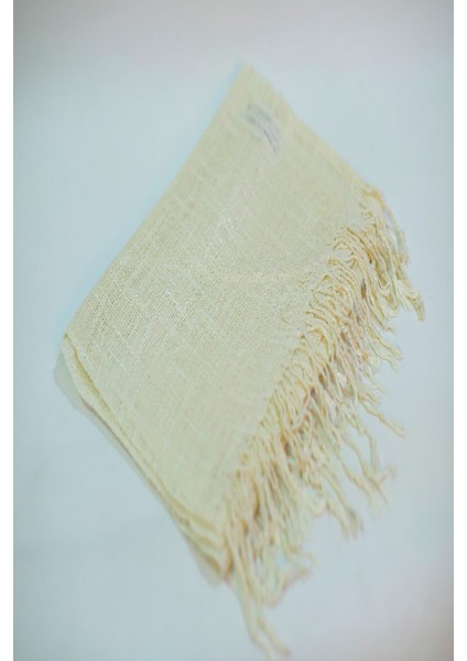 Bej Keten Şal indirimleri