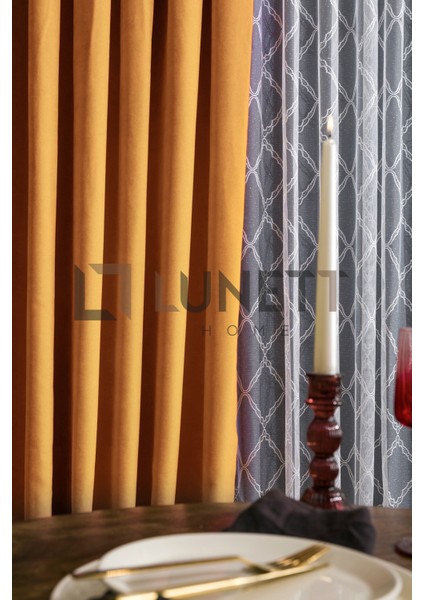 Kullanıma Hazır Sık Pile 1x3 Dikim Fon Perde Tek Kanat 9202