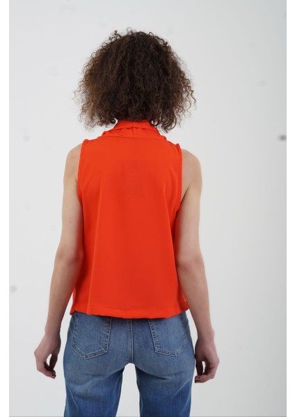 Nar Çiçeği Avril Degaje Yaka Bluz fırsatları