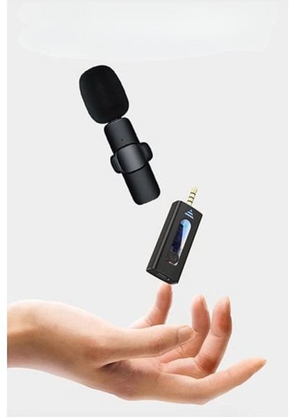 Jack Girişli Kablosuz Bluetooth K35 3.5mm | Mikrofon | Yaka Mikrofon | Kablosuz Yaka Mikrofon | En Iyi Mikrofon | Kaliteli Mikrofon