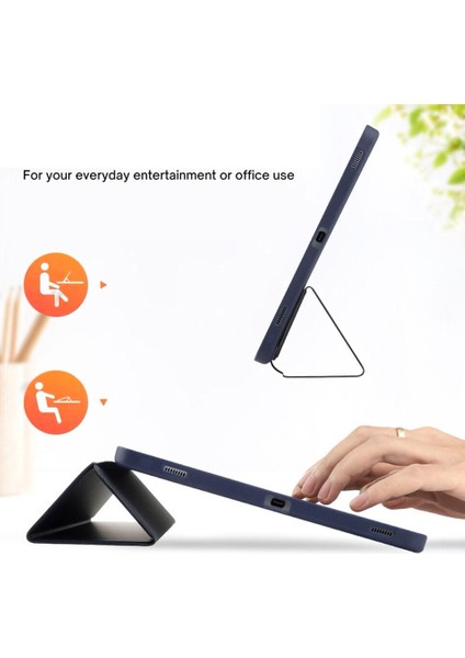 Samsung Galaxy Tab S7 Fe Kalem Şarjına Uygun Kalemlikli Stromix Smart Kılıf ve Ekran Koruyucu SM- T730 T733 T736 T738 fiyatları