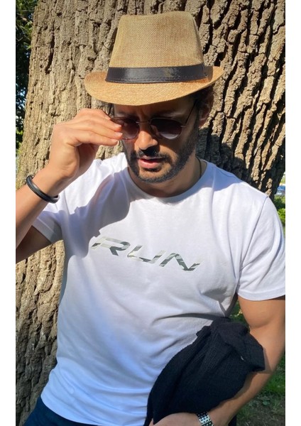 Erkek Yazlık Kovboy Hasır Şapka