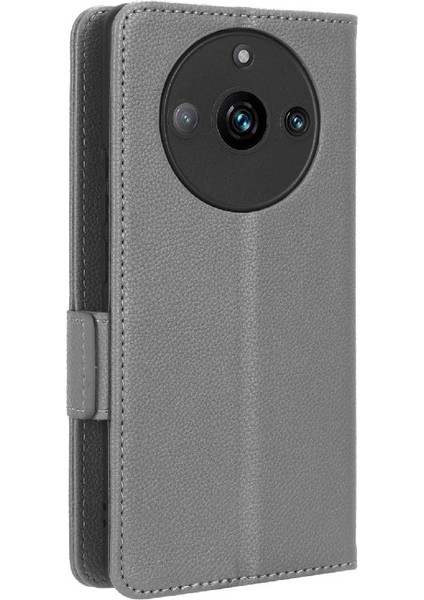 Realme 11 Pro 5g Pu Deri Manyetik Cüzdan Kart Yuvaları Tutucu Için Kılıf (Yurt Dışından)