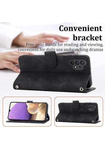 Samsung Galaxy Filp 4g Için Filp Durumda Pu Deri Kapak Bilek Kayışı Kickstand (Yurt Dışından) modelleri