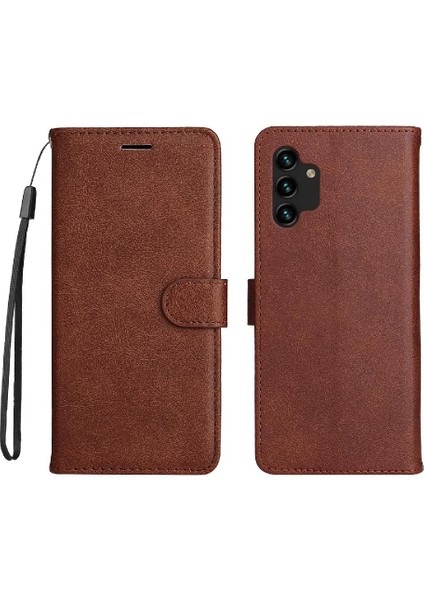 Kart Yuvası ile Samsung Galaxy A13 4g Yüksek Kalite Deri Için Flip Case (Yurt Dışından)