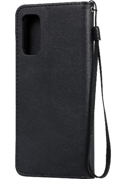 Kart Yuvası Cüzdan ile Samsung Galaxy S20 Klasik Düz Renk Için Flip Case (Yurt Dışından) fırsatları