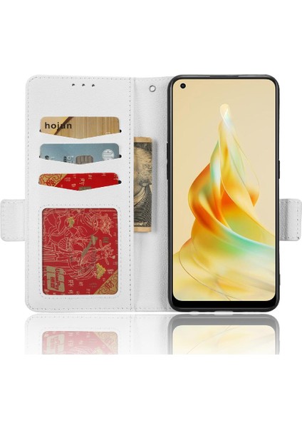 BDT Boutique Oppo Oppo 8t 4g Kart Yuvaları Için Kılıf Tutucu Pu Deri Cüzdan Manyetik Yan (Yurt Dışından)