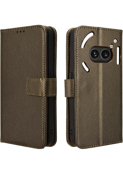 Nothing Telefon 2A Kart Tutucu Kickstand Kapak Manyetik Cüzdan (Yurt Dışından)