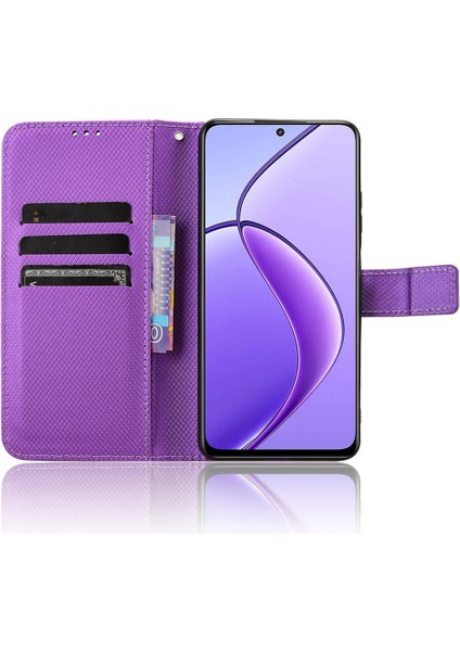 Realme 12 5g Kart Tutucu Manyetik Cüzdan Kickstand Kapak Için Kılıf (Yurt Dışından) fırsatları