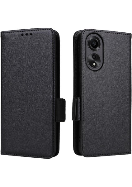 Oppo A78 4g Kart Yuvaları Için Kılıf Tutucu Pu Deri Cüzdan Yan Toka (Yurt Dışından) indirimleri