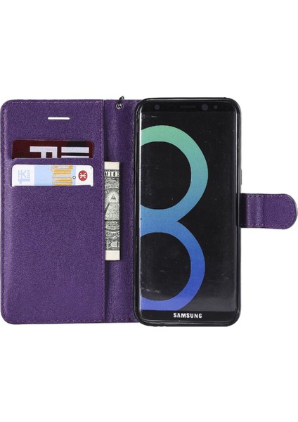 Samsung Galaxy S8 Yüksek Kaliteli Deri Iş Cüzdan Telefon Için Flip Case (Yurt Dışından) fırsatları