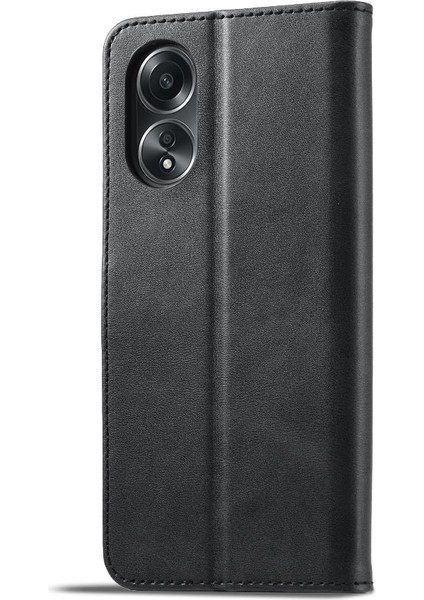 Tutucu Kart Yuvaları ile Oppo A78 4g Için Kılıf Cüzdan Buzağı Doku Flip Case (Yurt Dışından) fiyatları