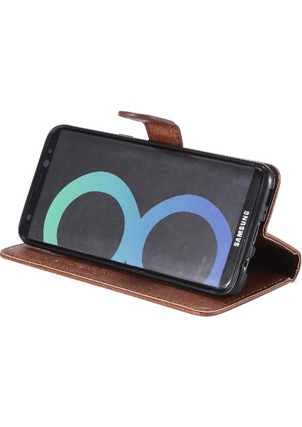 Samsung Galaxy S8 Yüksek Kaliteli Deri Iş Cüzdan Telefon Için Flip Case (Yurt Dışından) modelleri