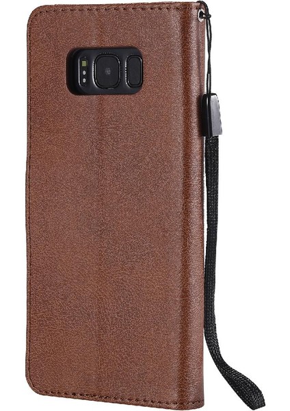 Samsung Galaxy S8 Yüksek Kaliteli Deri Iş Cüzdan Telefon Için Flip Case (Yurt Dışından) fırsatları