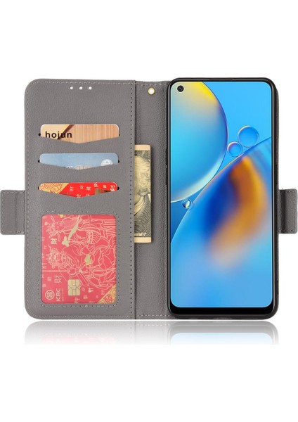 Oppo Için Kılıf A74 4G/A95 4g Manyetik Cüzdan Kart Yuvaları Tutucu Pu Deri (Yurt Dışından) indirimleri