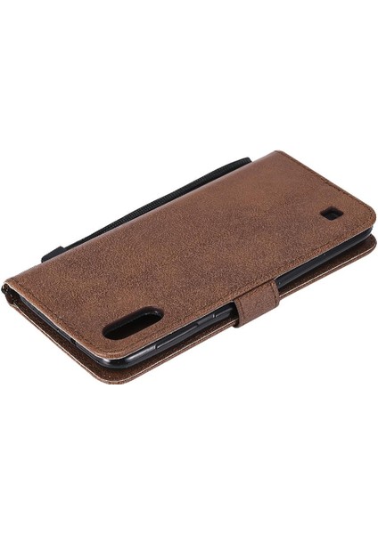 Kart Yuvası ile Samsung Galaxy M10 Için Flip Case Iş Cüzdan Telefon Kılıfı (Yurt Dışından) indirimleri