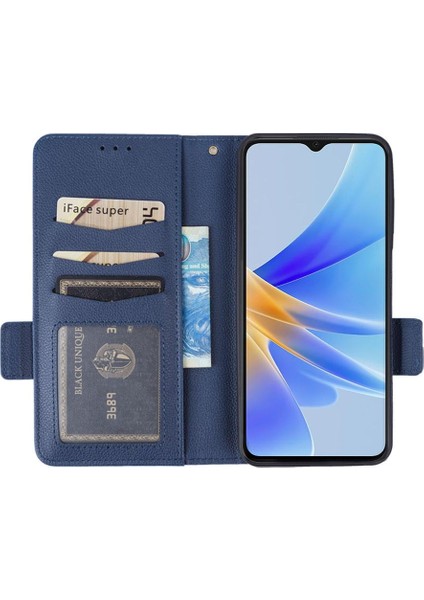 Oppo A17/A17K Manyetik Cüzdan Kart Yuvaları Için Kılıf Tutucu Pu Deri Yan (Yurt Dışından) indirimleri