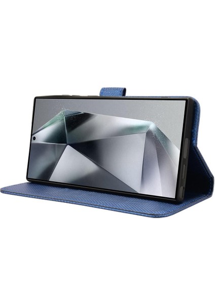 Samsung Galaxy S24 Ultra Kickstand Kapak Manyetik Cüzdan Kartı Için Kılıf (Yurt Dışından) fırsatları