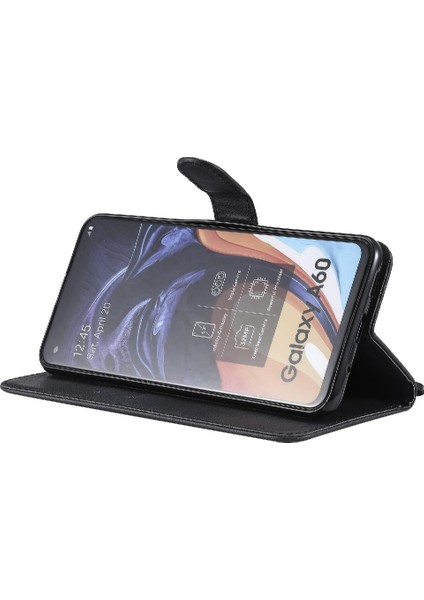 Samsung Galaxy A60 Için Flip CASE/M40 Yüksek Kaliteli Deri Klasik Katı (Yurt Dışından)