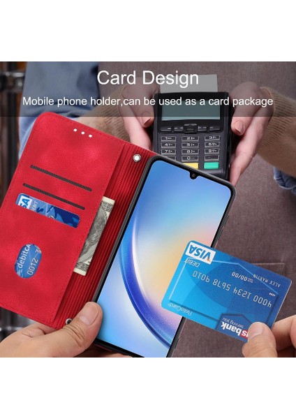 Samsung Galaxy S23 Artı Kredi Kartı Tutucu Bilek Kayışı El Için Filp Durumda (Yurt Dışından)