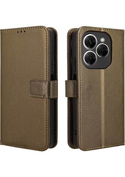 Tecno Spark 20 Pro 4g Kart Tutucu Kickstand Kapak Manyetik Cüzdan Için Kılıf (Yurt Dışından)