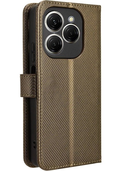 Tecno Spark 20 Pro 4g Kart Tutucu Kickstand Kapak Manyetik Cüzdan Için Kılıf (Yurt Dışından)